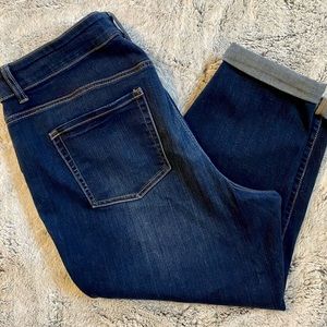 Maurices high rise cropped jeans, size 20W